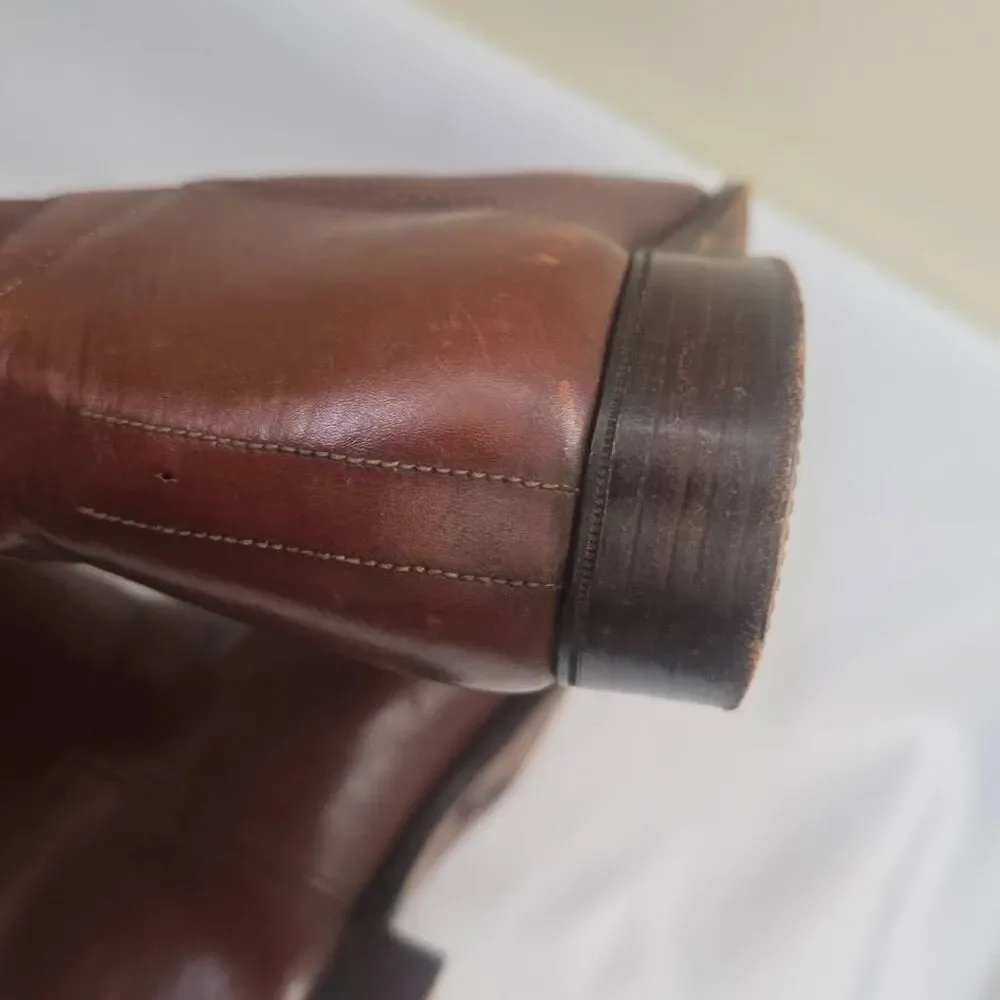 Colt Quality Tan Leather Riding Boot, Vintage, Made in England, EUC, Sz. 4